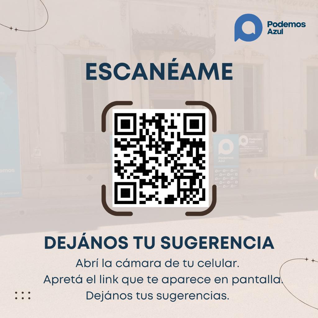 PodemosAzul's tweet photo. 🙌Desde #PodemosAzul impulsamos un GOBIERNO ABIERTO, que trabaje por, para y CON la comunidad.
📌Por eso, te invitamos a responder nuestra consulta participativa.
Completá el formulario 👇
https://t.co/kog2kgBnHz https://t.co/kymFnJlrI0