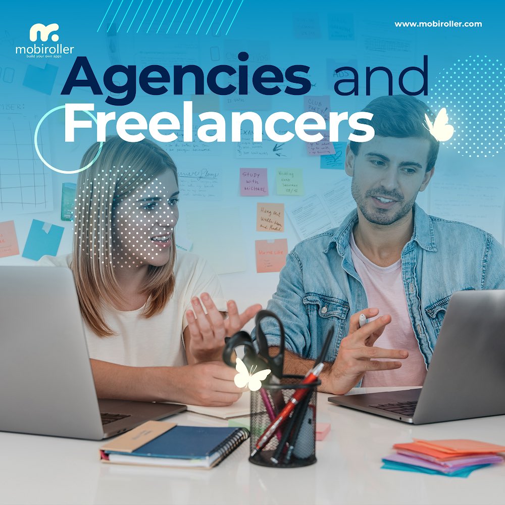 mobiroller's tweet image. Marketing agencies, digital agencies, SEO agencies and freelancers already have a customer base with a need for mobile apps. Therefore, we provide a mobile app reseller program for them to create and sell apps to their clients.
#nocode #nocodeapps #mobiledesign #appdesign