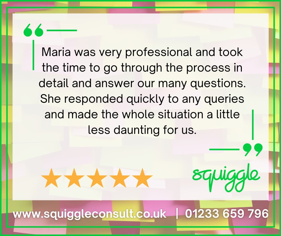 SquiggleConsult's tweet photo. We are thrilled to have yet another satisfied customer!

If you're looking for assistance in writing your Will, contact us now and let's begin the process.

#SquiggleConsult #Review #CustomerService #Wills #EstatePlanning https://t.co/8i6uWLAQlL