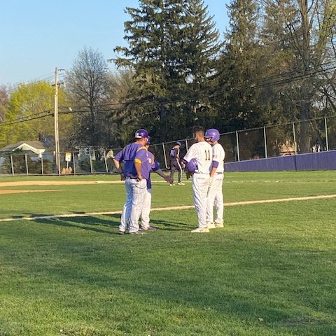 CHSNAthletics's tweet photo. North Varsity Baseball scored 9 runs in their victory vs. Port Chester! 
WAY TO GO RAMS!🙌⚾️🌟⚾️🙌
#ramsbest #purplepride https://t.co/D7d6IcxB9q