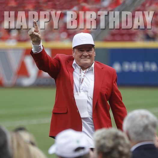 HAPPY BIRTHDAY TO THE HIT KING!
Pete Rose is celebrating his 82nd birthday today.  