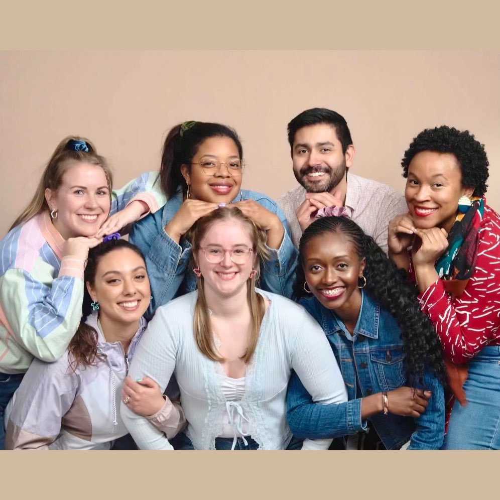 RheaBEubanks's tweet photo. These pics are too good not to share! Our OBGYN residency lets each class have a day off and we as the PGY-3s decided to do a 90s awkward photo shoot! So fun! I can’t wait to be chiefs with this amazing group of doctors providing excellent care for women! @UCincyMedicine https://t.co/SNKHPqgACx