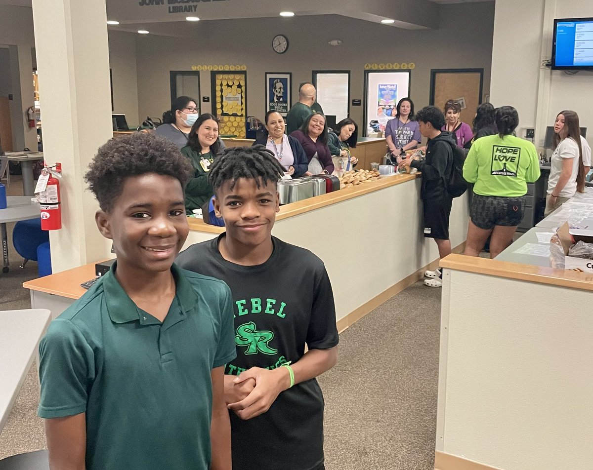 NISDRoss's tweet image. Our athletes took sometime this morning to thank their Rebel Leaders for all of their support. #GoRebelsGo Thank you @SulRoss_BoysAth @SR_GAthletics for your leadership.