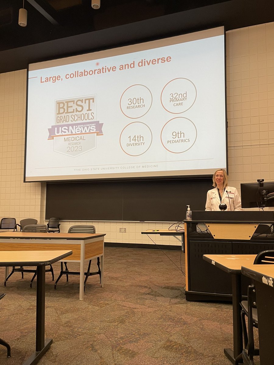 OhioStateMed's tweet photo. Second Look gives accepted applicants a chance to learn more about @OhioStateMed and life in Columbus. In-person for the first time since 2020! Can you feel the #BuckeyeSpirirt?
#OSUCOM #SecondLookWeekend https://t.co/7i2gaeF7OG