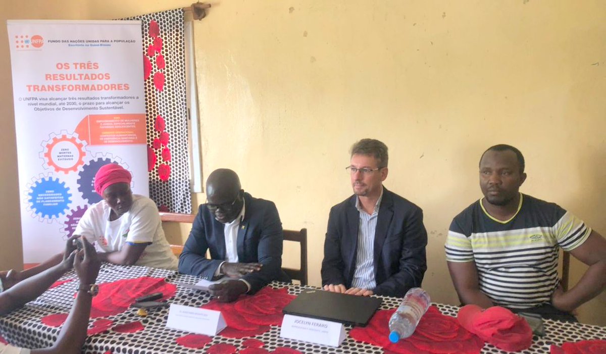 UNFPAGNB's tweet photo. A Peer educators' capacity building workshop started today, for 40 young people from 4 #YOUTH networks aimed at strengthening their capacity on #SSR, #FP, #GBV and #FGM, with participants expected to subsequently carry out community awareness raising.
#ForTheGoals #ForTheYouth https://t.co/ZWY6XkhpK6
