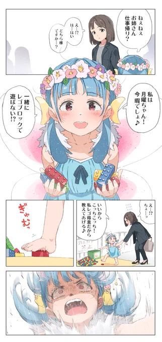 これは、人類と交流を深めようとする金曜日の月曜ちゃん 