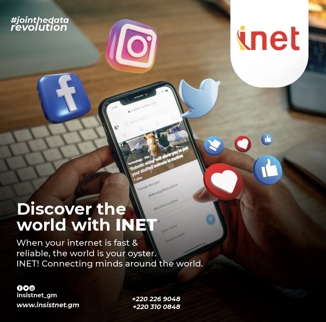 InSISTNet_gm's tweet photo. Staying connected is a choice. This weekend, make that choice with INET!
Wishing you a Happy Weekend!
#AFFORDABLE #FAST #RELIABLE #INET #WHYINET #Happyweekend #Discovertheworld https://t.co/7moVrrmnYb