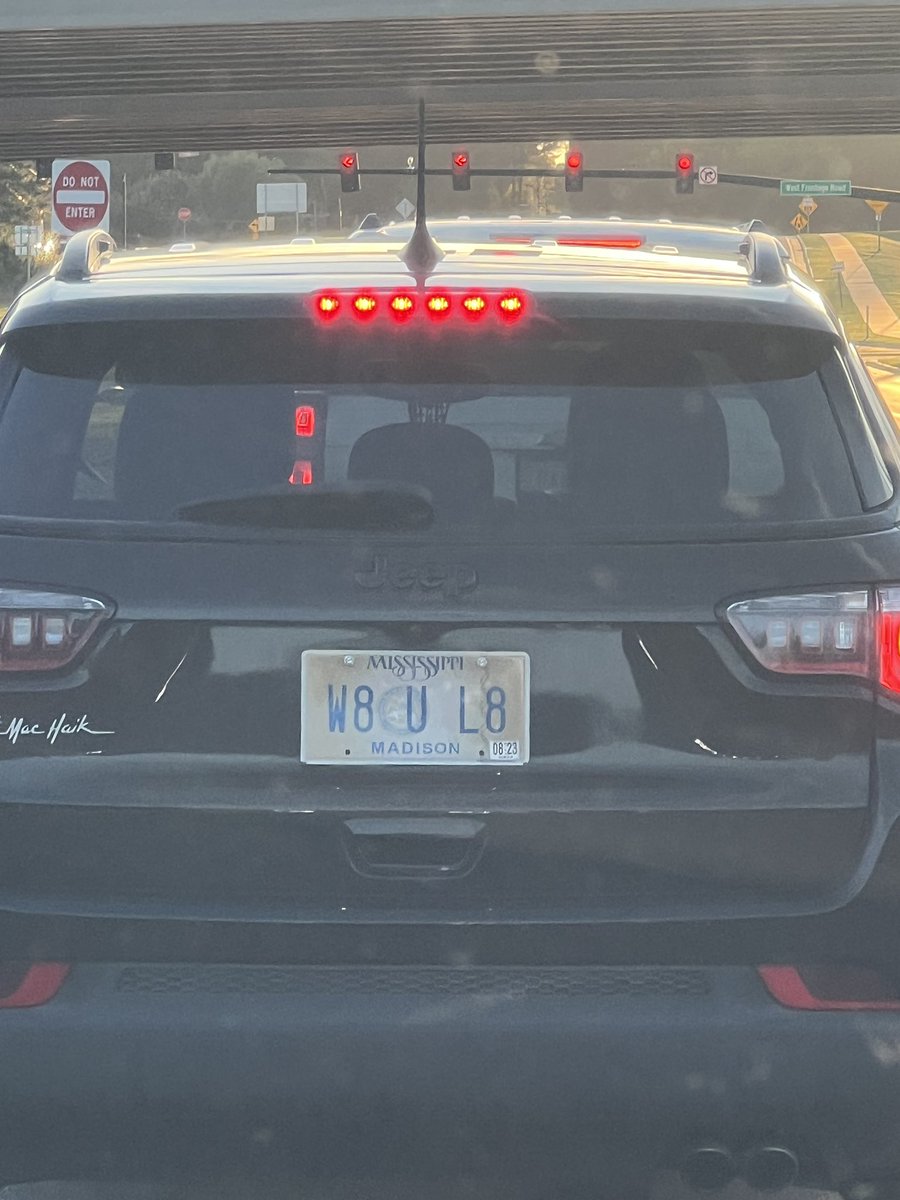 JacksonPlates's tweet photo. Made me check the time. #w8ul8 #jackson #jacksonms #mississippi #jacksonplates https://t.co/qafOgebiKG