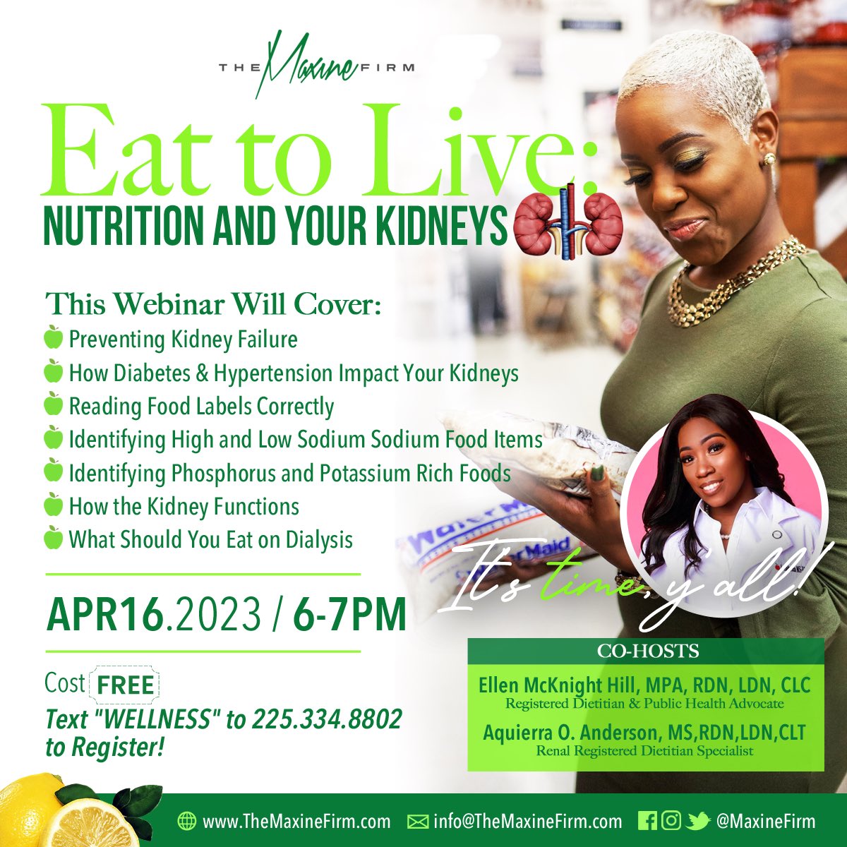Nutrition and Dialysis / Kidney Disease can be tricky, don’t be discouraged! We got what you need:) We’re going to talk your through it🍏💫

Physicians, Providers, and healthcare Practitioners, please share this FREE resource with your patients. 

Graphic - @samrossdesigns