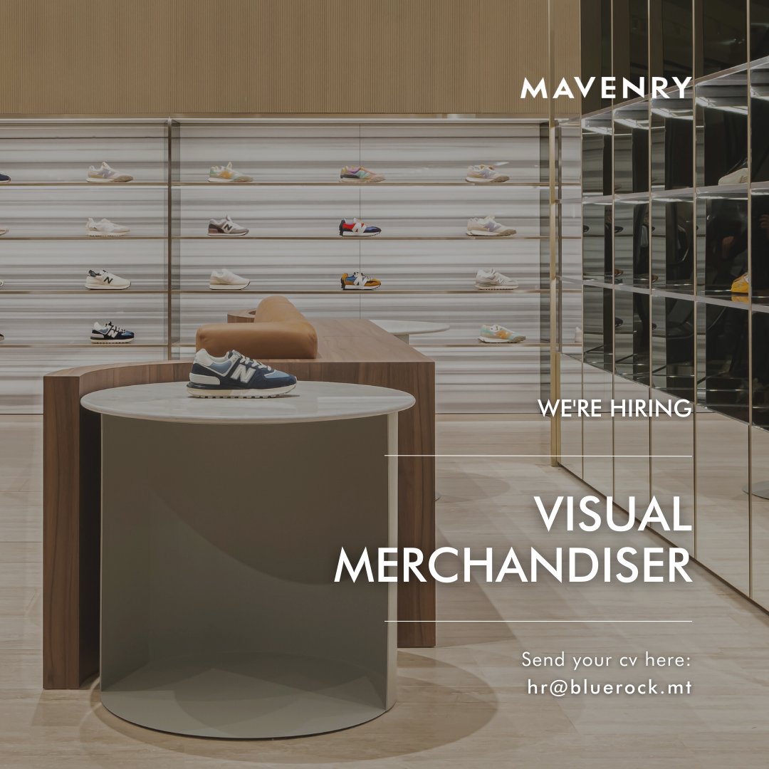 mavenry_mt's tweet photo. Want to take your career in Fashion Retail to new heights? Discover our career opportunities in Sales, Merchandising, Beauty, and more.

https://t.co/VDIK92kTfT

#Career #Hiring #Malta #Fashion #Retail #Luxury #JobSeekers https://t.co/6f8ktvBe4p