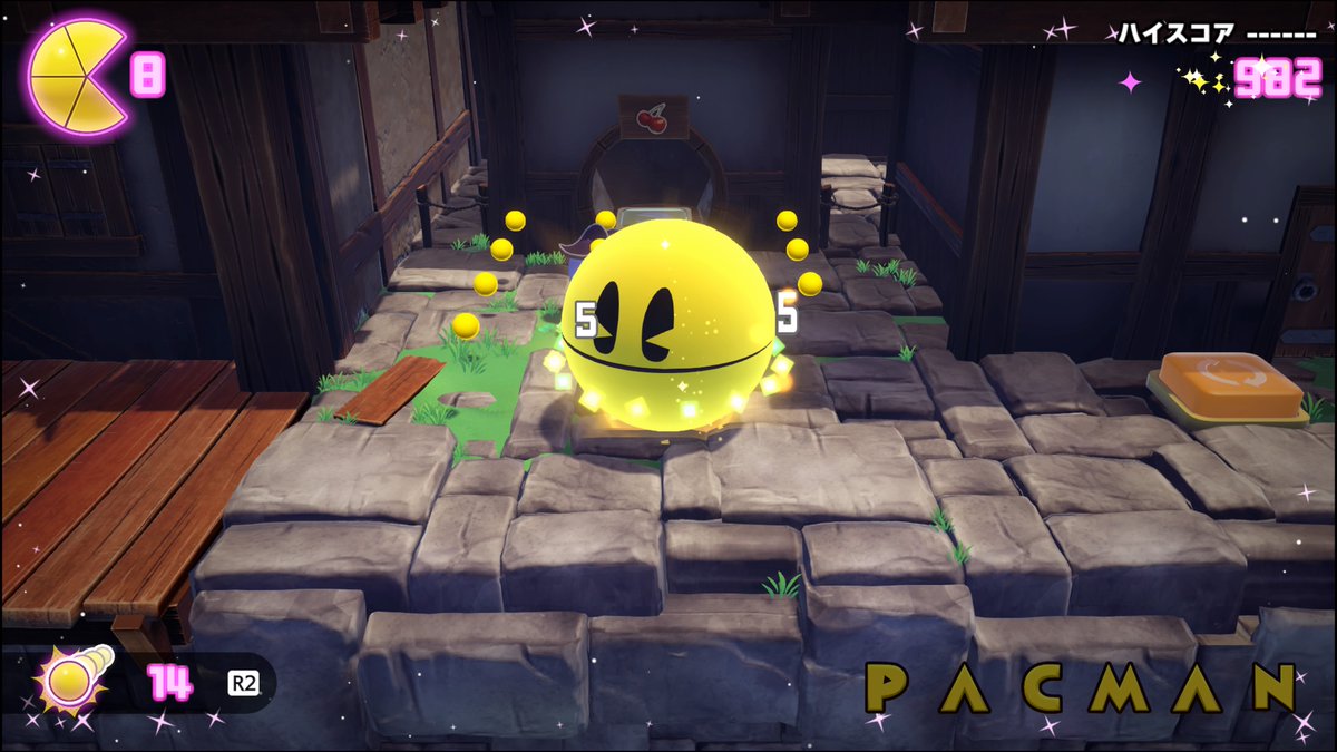 mago_s100's tweet image. パックマンのゲームどんなものなのか気になって買ってみたけど、パックマンってこんなに家族いたんだ...😯
どういう家族構成？
#PACMANWORLDRePAC