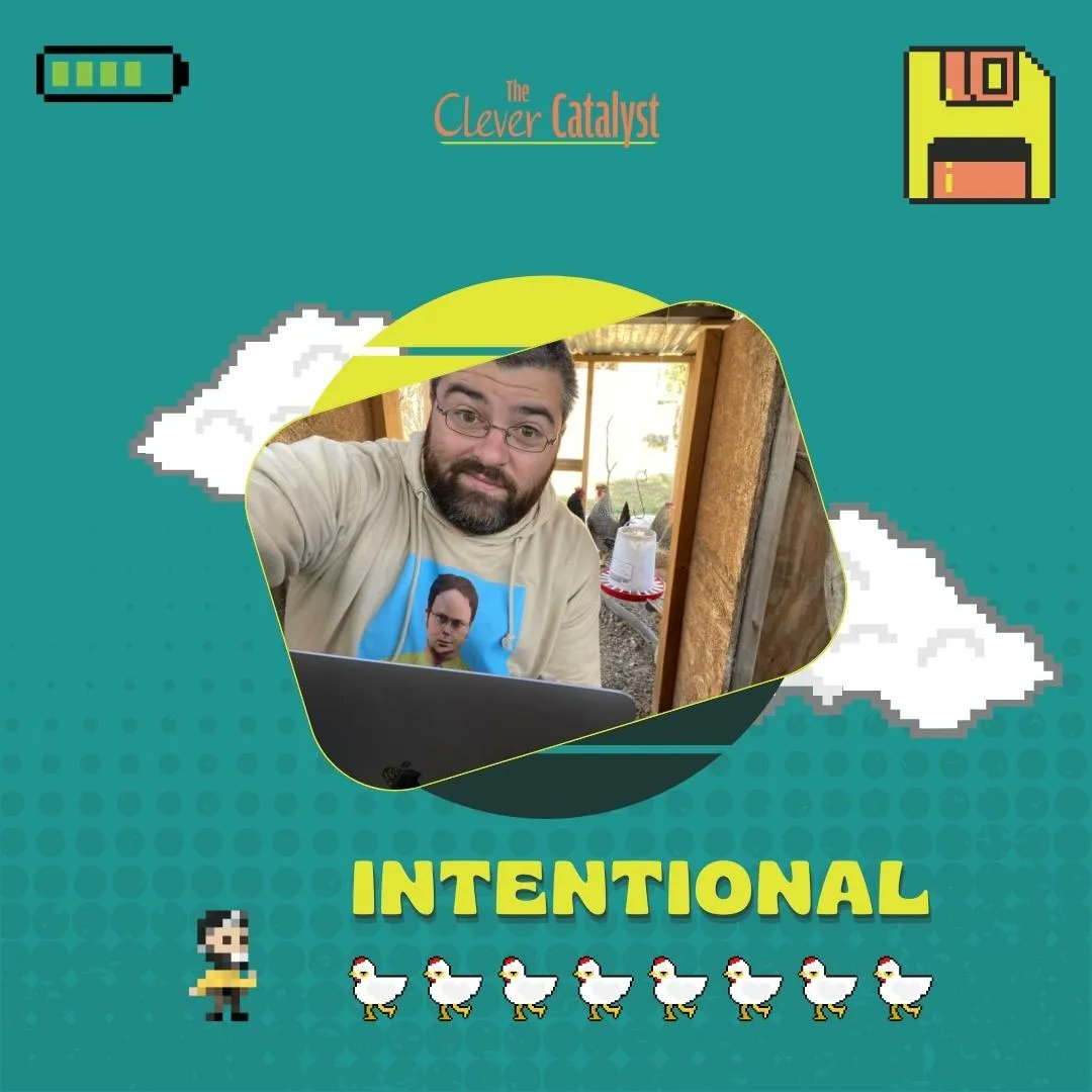 CatalystClever's tweet photo. The Clever Catalyst is an intentional business. We did not happen upon an opportunity and make the most of it. 

Bryan Reed for example - our web developer/designer/e-commerce expert/illustrator - could EASILY get a better-paying job with benefits.

Our intention is intention. https://t.co/tk0I1qJFPy