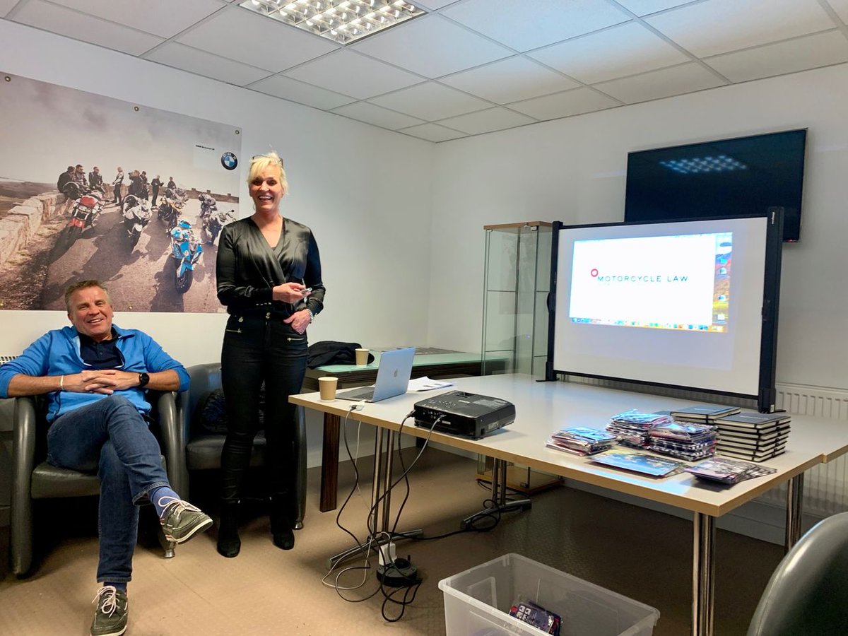 law_scotland's tweet photo. We were delighted to be able to talk to RoSPA East Kilbride Advanced Drivers and Riders and @Evolutionwmcc earlier this week and share some new case studies with them. An interested and engaging audience always makes for a fun evening. ๐๐
#AdvancedRiding #Training #Seminar https://t.co/eMfgOA6Fwa