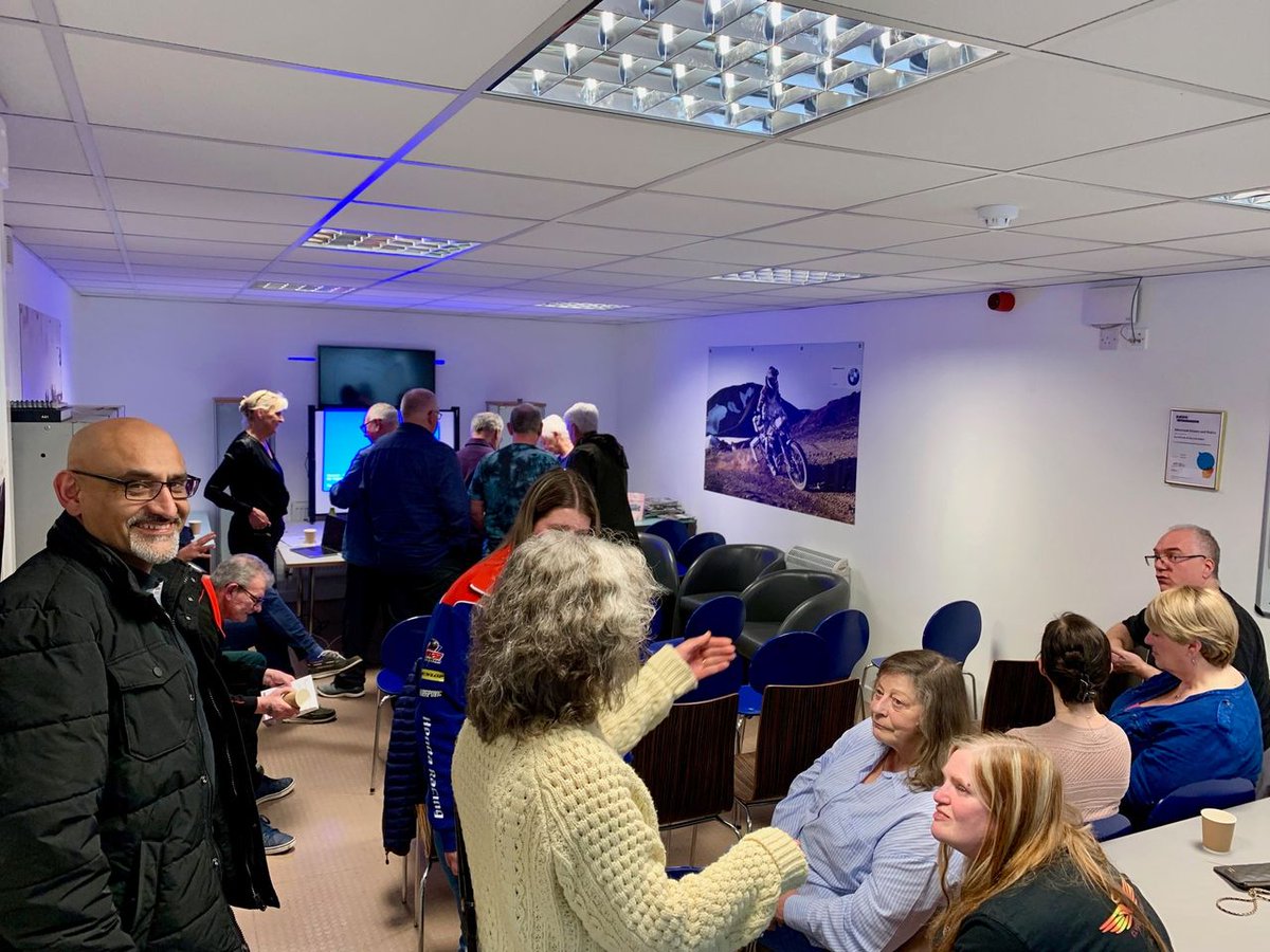 law_scotland's tweet photo. We were delighted to be able to talk to RoSPA East Kilbride Advanced Drivers and Riders and @Evolutionwmcc earlier this week and share some new case studies with them. An interested and engaging audience always makes for a fun evening. ๐๐
#AdvancedRiding #Training #Seminar https://t.co/eMfgOA6Fwa