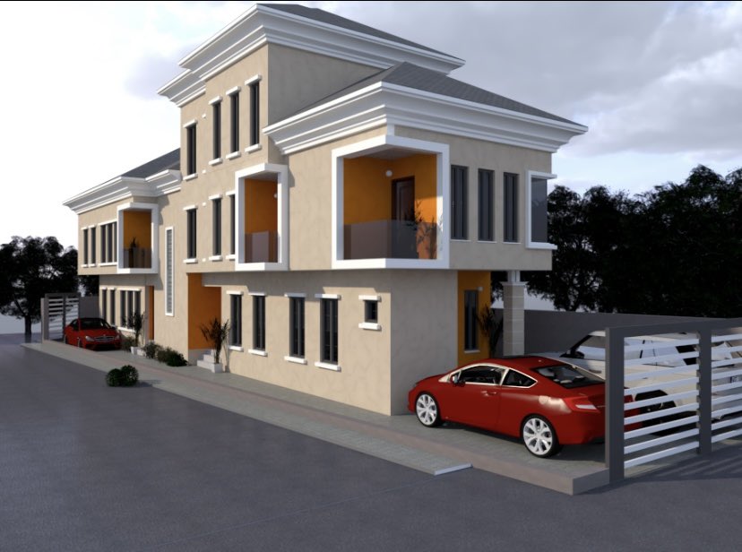 Iam_ogunye's tweet photo. From Concept to Reality: Our latest project has come to life! Take a look at the stunning design render and post-construction finish of our latest architectural masterpiece. #architecture #design #construction #dreamscometrue https://t.co/4L9r0kA4aS
