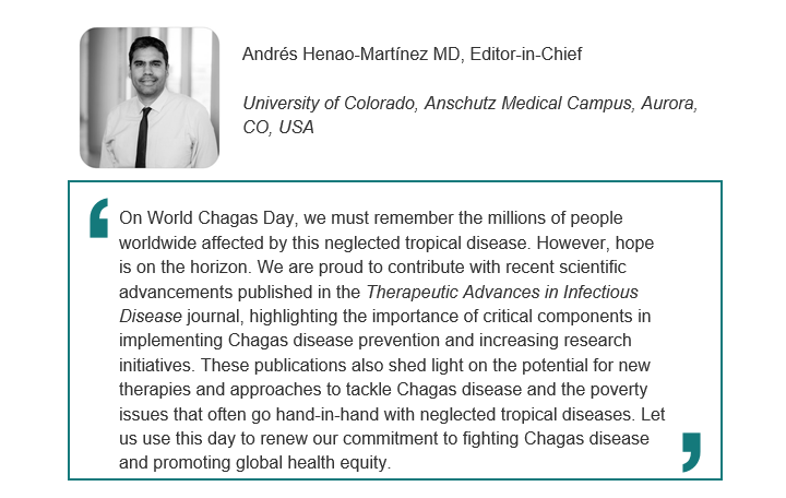 Few words on #WorldChagasDay #globalhealth 

@TAInfDis @CUDeptMedicine @CUDivofID @CUAnschutz