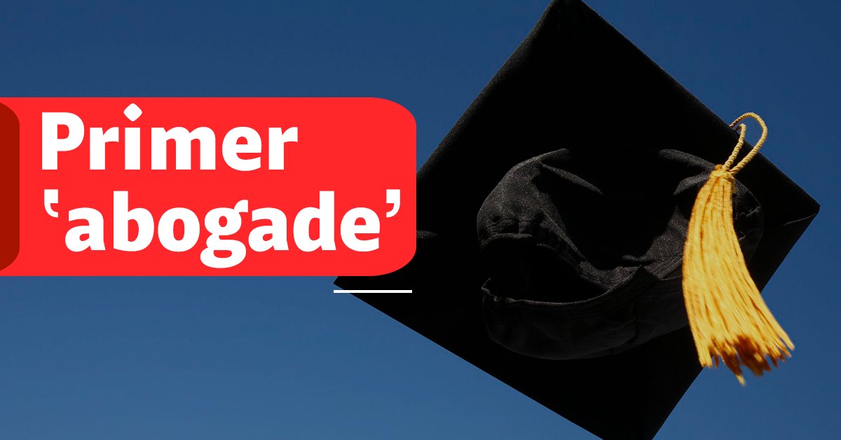 RevistaSemana's tweet photo. Primer “abogade” de Colombia. Esta es la historia de una persona no binaria que logró el título. https://t.co/NVvbivV8FO https://t.co/UgcmtUtNm3