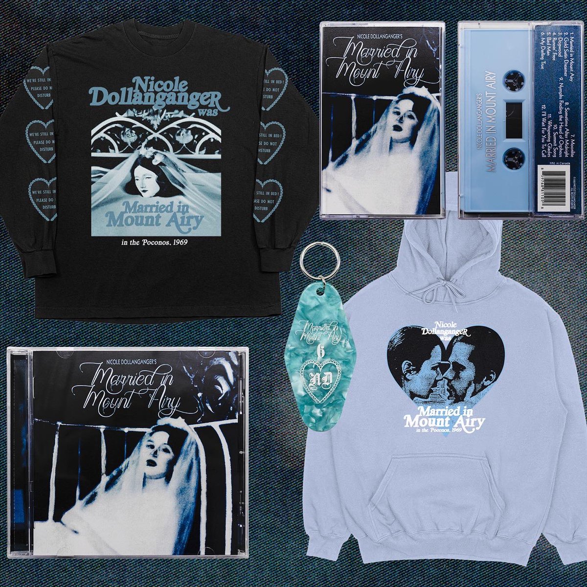 nbabybell's tweet photo. Married in Mount Airy cassette, cd, key &amp; a few more things available now! 🩵 https://t.co/XjV0iHQ75u https://t.co/JvZQjCfHeS