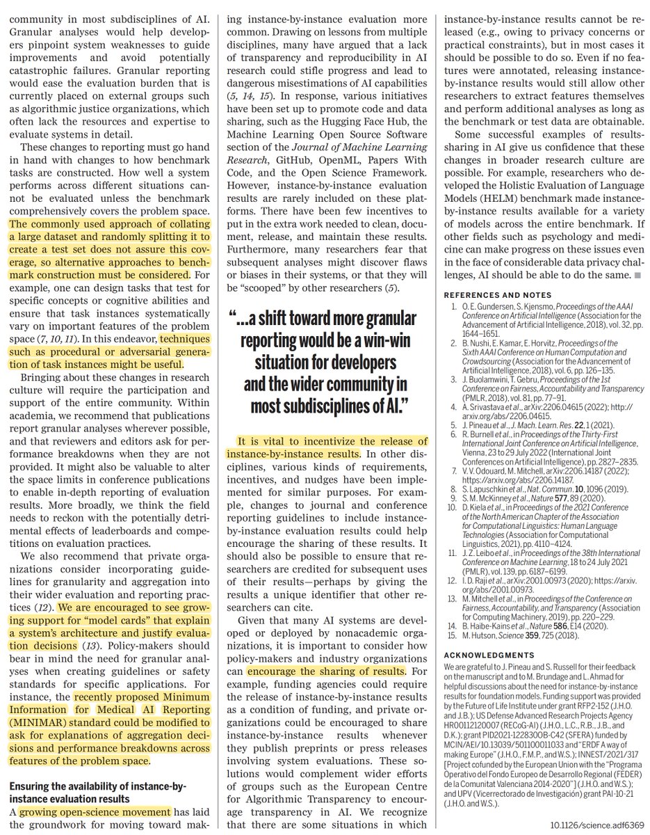 EricTopol's tweet photo. How #AI performance results should be reported, not the way it's done now
https://t.co/6XGX0XWure
@ScienceMagazine by @DrRyanBurnell and colleagues
and
https://t.co/pdG03N1bPt @brittanytrang @statnews https://t.co/nPZMxweEMa