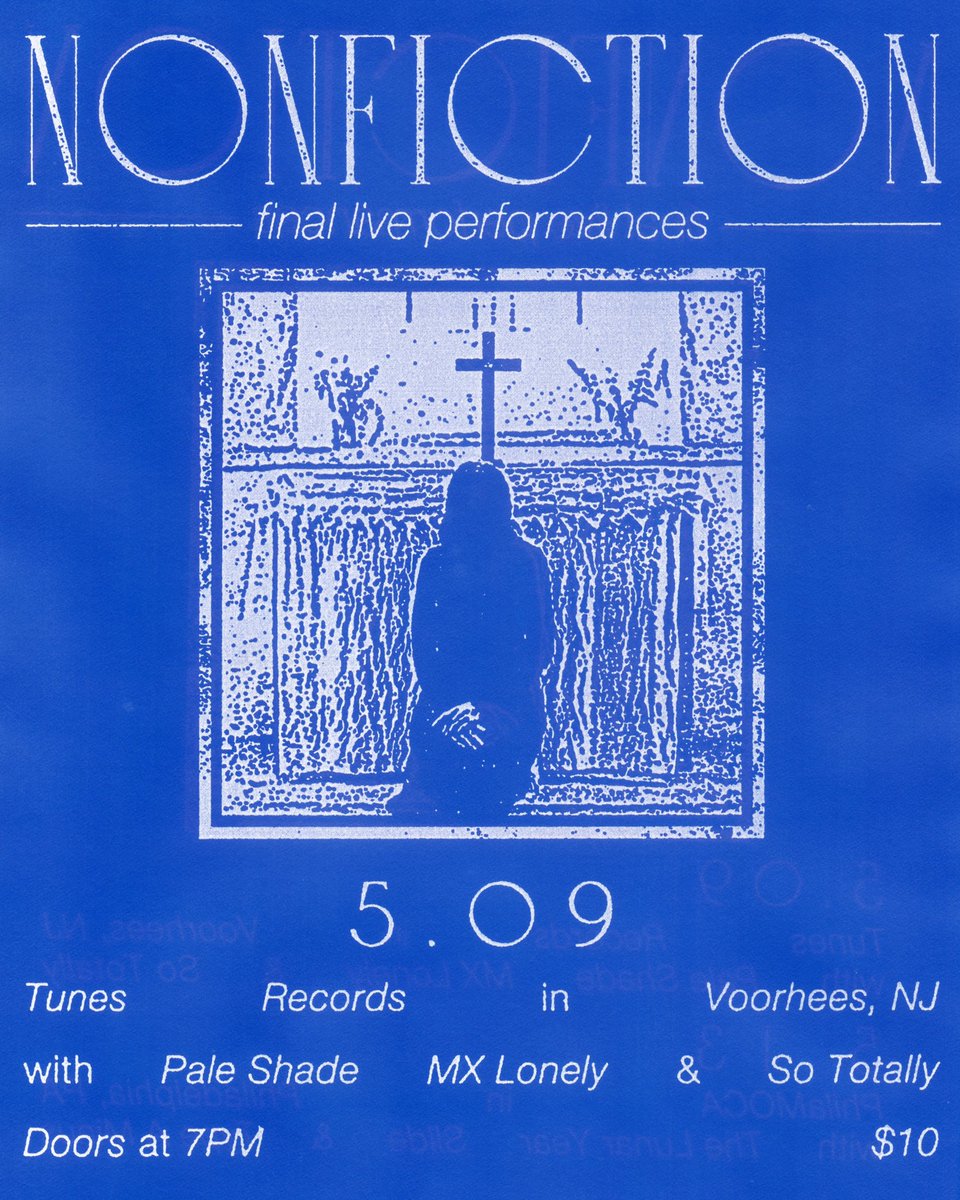 nonfictionband's tweet photo. Our final shows will be May 9th and May 13. Thank you to everyone who has listened, come to a show, or helped us make music over the past 5 years. 🤍 https://t.co/hOsdm9sbMj