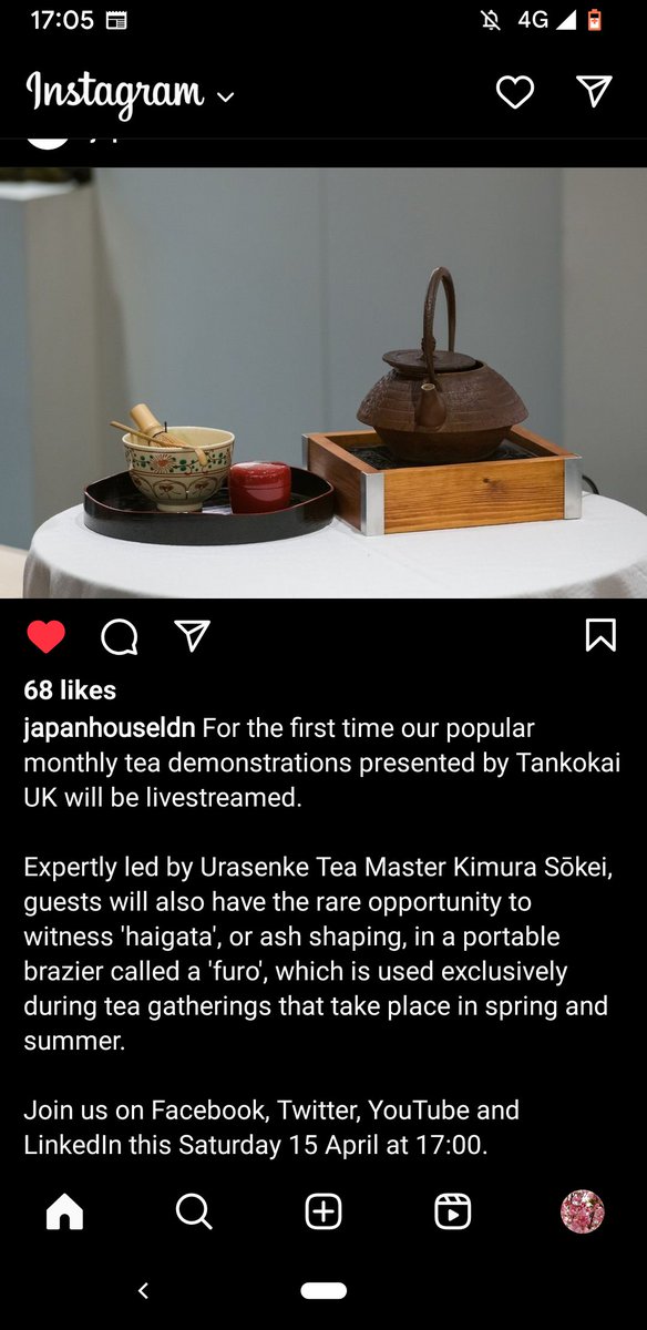 KingRiverPress1's tweet photo. #teaceremony #Tea #matcha #Chado #Japan #JapanHouse #London #Live #Online #demonstation #Free https://t.co/WsErYz9xCR
Saturday 15 April UK time 5pm https://t.co/OrRrHTxOhw
