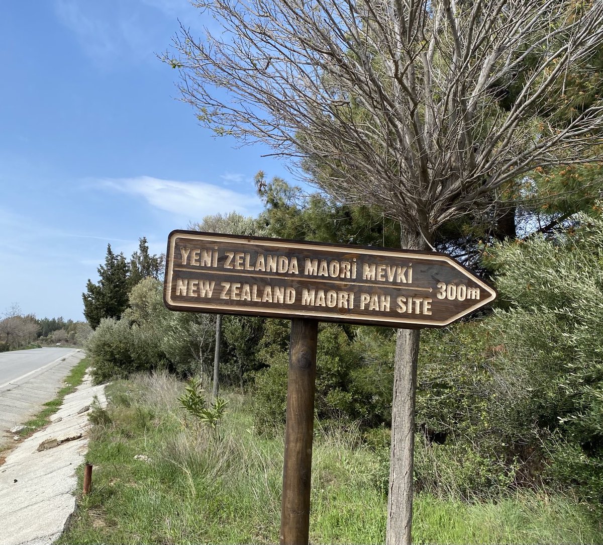 Further progress on signage to the “Maori Pah” site below No 1 Outpost Gallipoli. Great work being done by Gallipoli Historical Site Directorate in installing signs and clearing pathway.