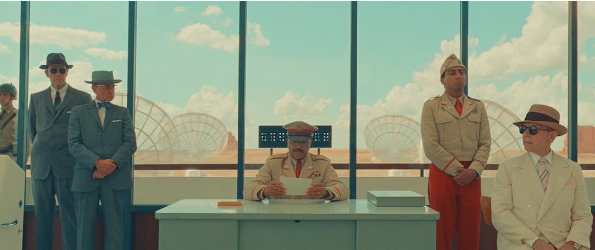 Name a more perfect pairing of art &amp; cinema than Adam Dix &amp; <a href="/asteroidcity/">Asteroid City</a> from #wesanderson, we'll wait. 

His color palette, vintage aesthetic, flattened compositional style blend to create fanciful works that have us questioning our own reality &amp; relationship with technology.