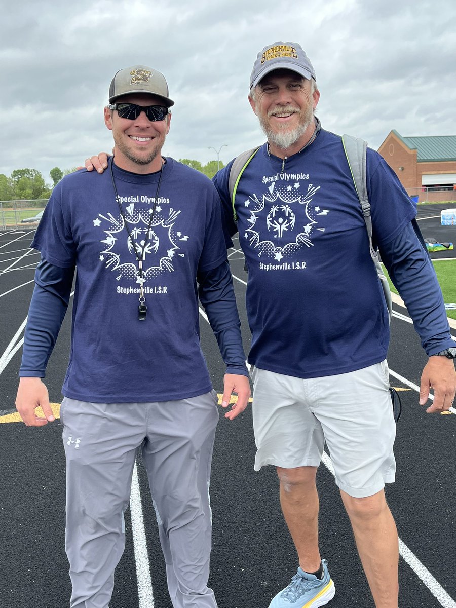 WomackJerod's tweet photo. Special Olympics was a huge success!  Our teachers, volunteers, and students did amazing things today! Big shout out to Coach Kittley and Coach Butchee for making the running events a great experience for our kids! @stephenvilleisd @SpecialOlympics https://t.co/Ose49XgKbL