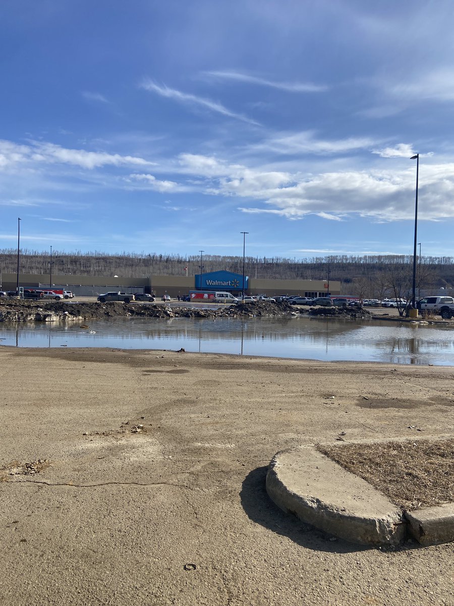 This disgusting, filthy lake has formed in the parking lot of our local <a href="/WalmartCanada/">Walmart Canada</a> store. It’s obviously a safety hazard and has damaged dozens of vehicles.
City says it’s Walmarts job to remove the water.
It’s unsafe to enter this parking lot.