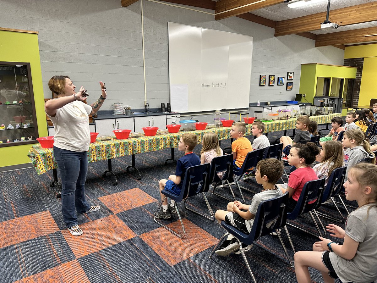 WendyEWheeler's tweet photo. A great day in 2nd grade having the @ISUInsectZoo visit us today thanks to our grant from the @SolonEdFound! #soloncsd https://t.co/T5Bo4LCkH1