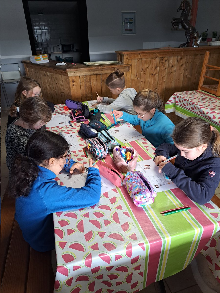 ecole_rai's tweet photo. Clap de fin pour la classe équitation : après 6 séances réalisées au centre des Cavaliers de Bonnefoi, les élèves de CM1 ont passé aujourd'hui leur permis vélo pour clôturer ce cycle #G2024 https://t.co/GYiI729fr9