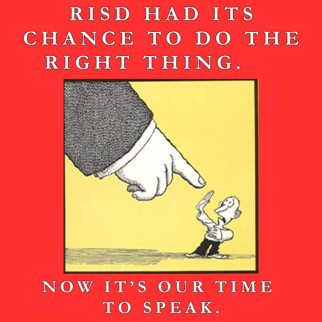 1md_c's tweet photo. Standing in solidarity against the entitlement of union-busting @risd administration. President Crystal Williams (living rent-free @ College-owned $2.3 million mansion + $600k+ in salary)  and Labor Relations Director Michael Fitzpatrick continue to mock collective bargaining. https://t.co/RX9MMMt2kG