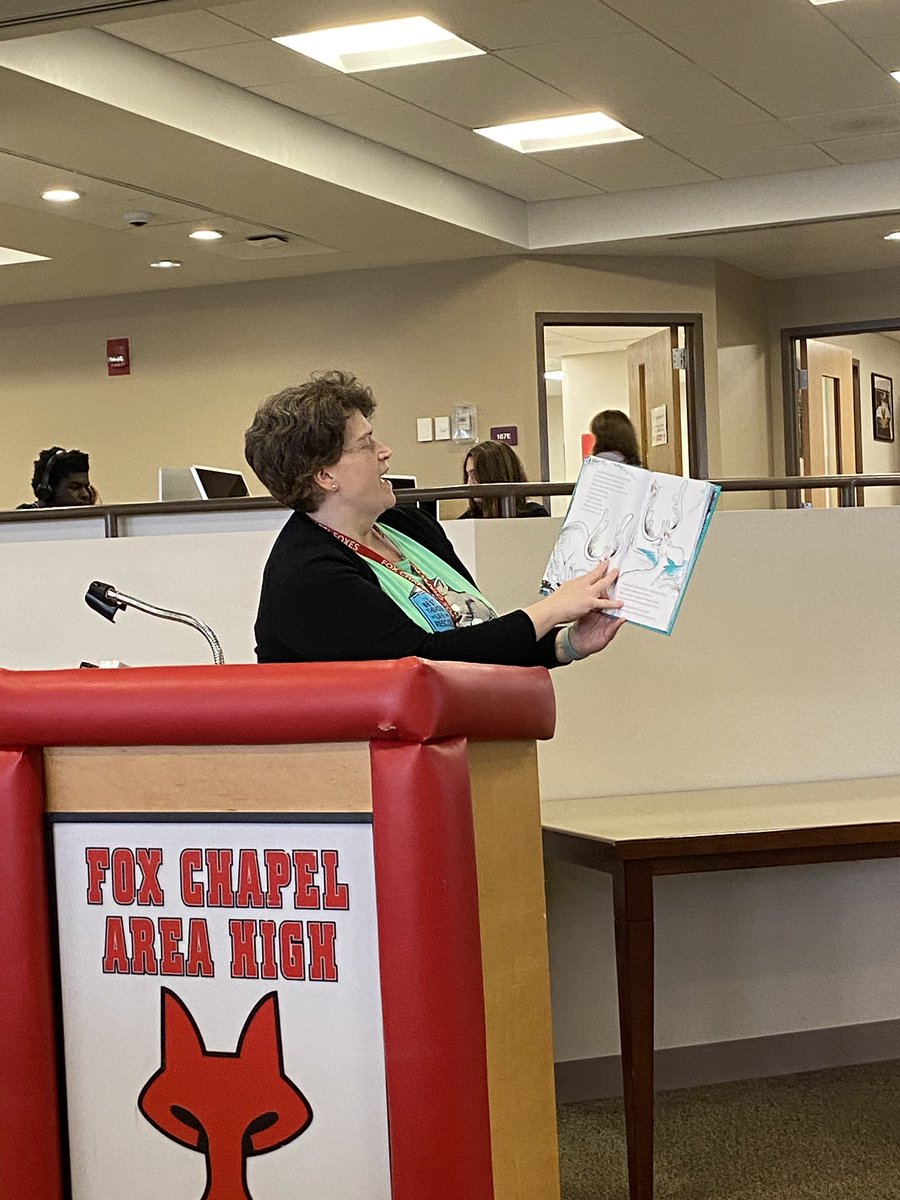 FCAHS Library (@fcahs_library) on Twitter photo Which biome is it? Mrs Butkovic is reading Thidwick the Bighearted Moose by Dr. Seuss science is all around us even in children’s books that are read in the high school library. #fcreads23 Which biome is it? Mrs Butkovic is reading Thidwick the Bighearted Moose by Dr. Seuss science is all around us even in children’s books that are read in the high school library. #fcreads23