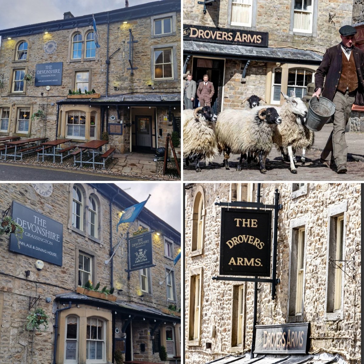 Brontefan1976's tweet photo. Location spotting in Grassington.
It's mindblowing how these places can be so different on screen. #allcreaturesgreatandsmall @AllCreaturesTV #darrowby @exitthelemming @cal_woodhouse @channel5_tv https://t.co/WrLRPEYZ6H