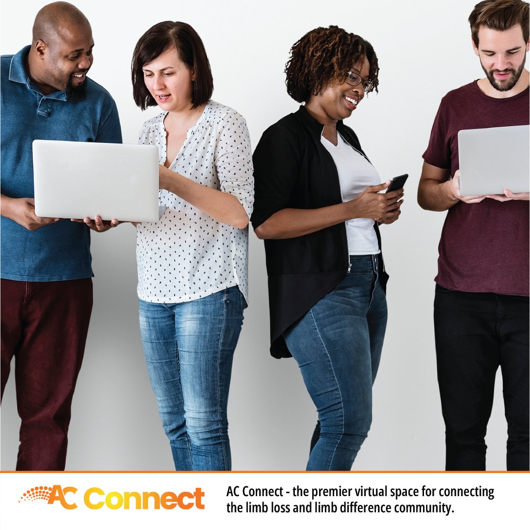 AmputeesUSA's tweet photo. Our new online community is live! 
AC Connect, our new online community that you can join for free to experience continuous, meaningful interaction and discussion with your peers about topics important to you. 
https://t.co/jmpHineytL

#ACconnect #noamputeealone #amputeestrong https://t.co/t4A59F9c4n