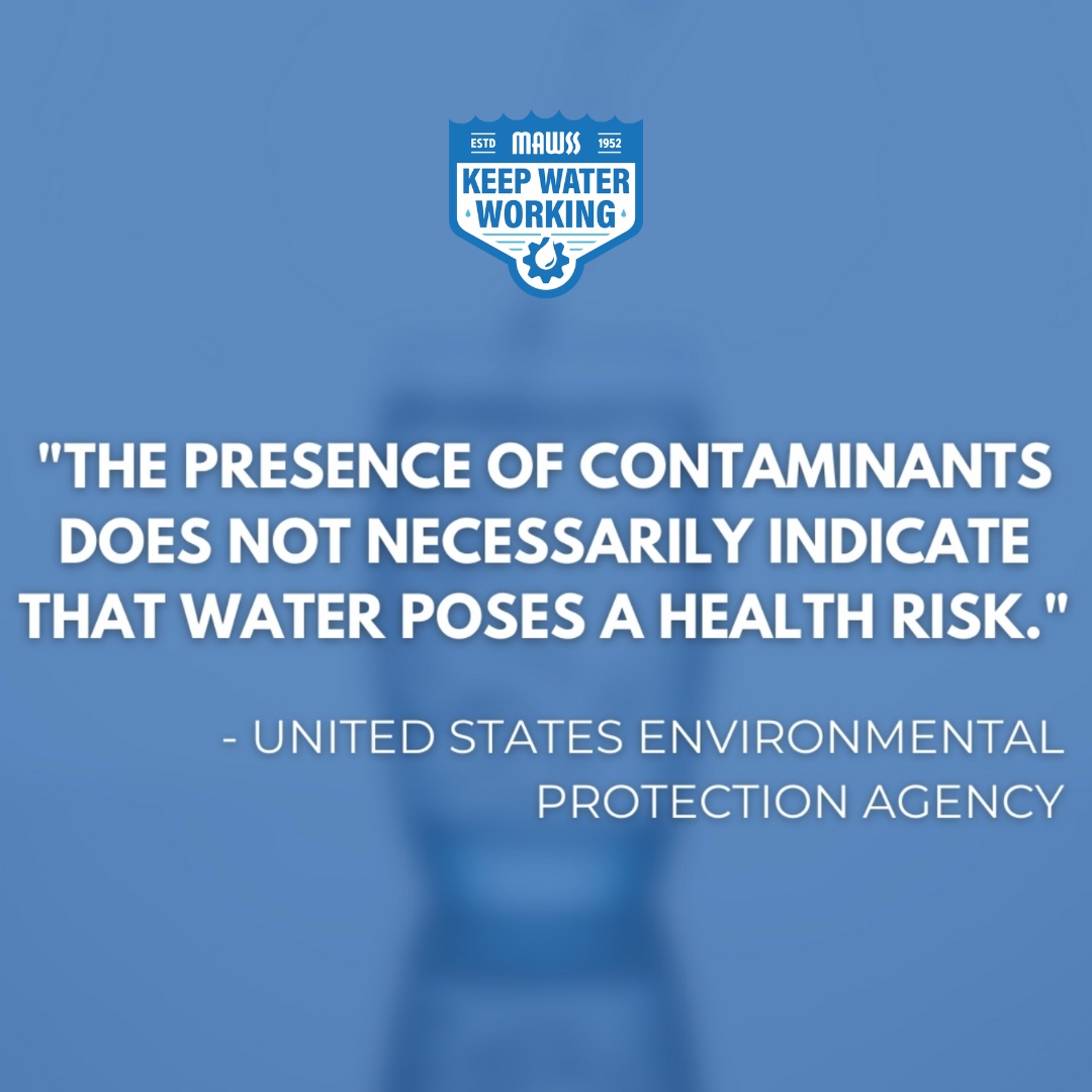 KWWMAWSS's tweet photo. The EPA states, "All drinking water, including bottled water, may reasonably be expected to contain at least small
amounts of some contaminants." 

You can find more information about contaminants and potential health risks on https://t.co/tI4LSKMbDa! https://t.co/YDS6kOj5Wx