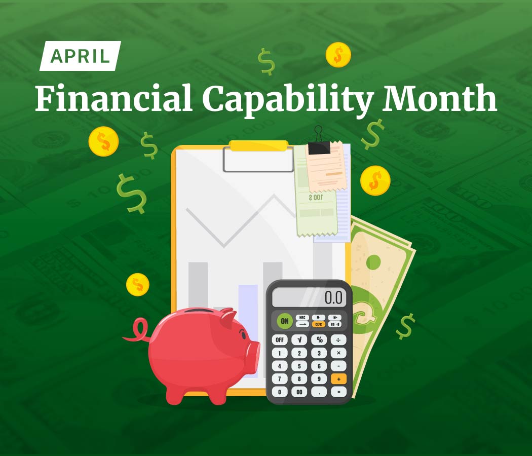#DidYouKnow April is National Financial Capability Month? This month recognizes the importance of #financialliteracy and smart #moneymanagement habits. Check out mymoney.gov and treasury.gov to start your #financialeducationjourney!