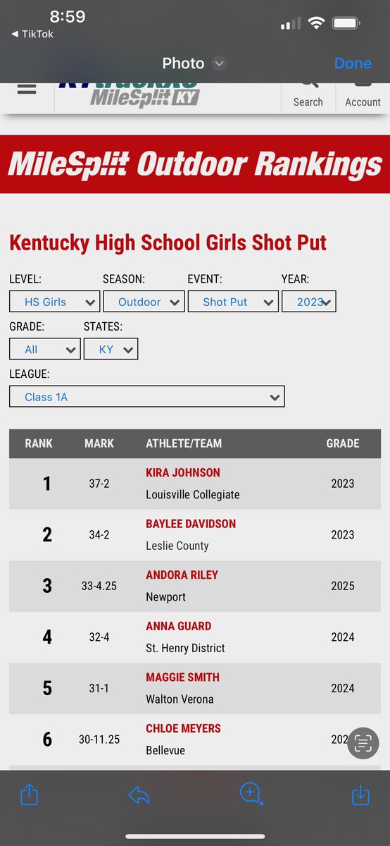 Rod Davidson (@roddavidsonkvs) on Twitter photo <a href="/davidson_baylee/">Baylee Davidson</a> ranked 2nd in Class 1A. Hard work and dedication equals success. <a href="/BigBradee77/">Bradee Davidson</a> <a href="/kristyd11861228/">Kristy Davidson</a> <a href="/Eaglescoach07/">Brian Hubbard</a> <a href="/FullSchools/">Full-Service Community Schools: Leslie County</a> <a href="/EliteZoneShow/">Elite Zone</a> <a href="/BGSportsNation/">Bluegrass Sports Nation</a> <a href="/SportsOT/">WYMT SportsOT</a> #OnwardLeslie <a href="/davidson_baylee/">Baylee Davidson</a> ranked 2nd in Class 1A. Hard work and dedication equals success. <a href="/BigBradee77/">Bradee Davidson</a> <a href="/kristyd11861228/">Kristy Davidson</a> <a href="/Eaglescoach07/">Brian Hubbard</a> <a href="/FullSchools/">Full-Service Community Schools: Leslie County</a> <a href="/EliteZoneShow/">Elite Zone</a> <a href="/BGSportsNation/">Bluegrass Sports Nation</a> <a href="/SportsOT/">WYMT SportsOT</a> #OnwardLeslie