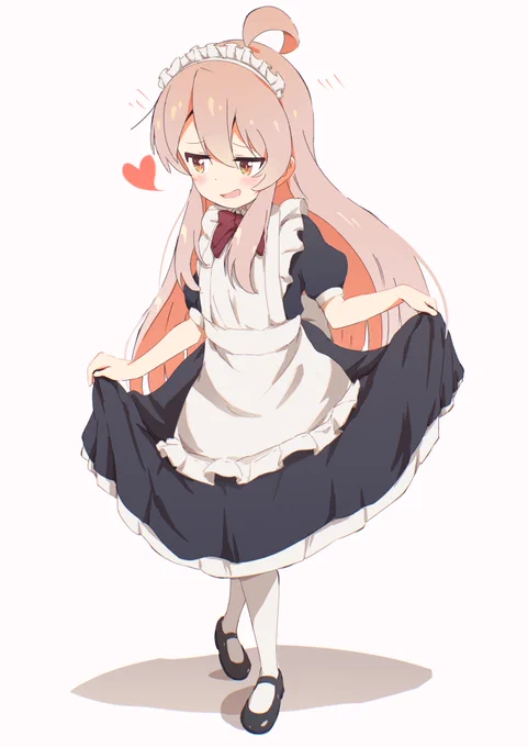 メイド服まひろちゃん描いてみました#おにまいお絵描き #おにまい 