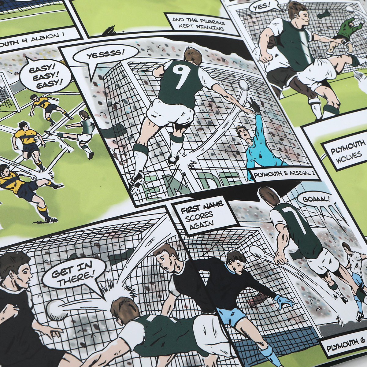 SoccerStarComic's tweet photo. The perfect gift for all Plymouth fans. Your name stars for the Pilgrims in your own best selling book #Plymouth  #pilgrims #plymouthargyle https://t.co/ZRjRHoeNgS https://t.co/tDEwMg4ccp