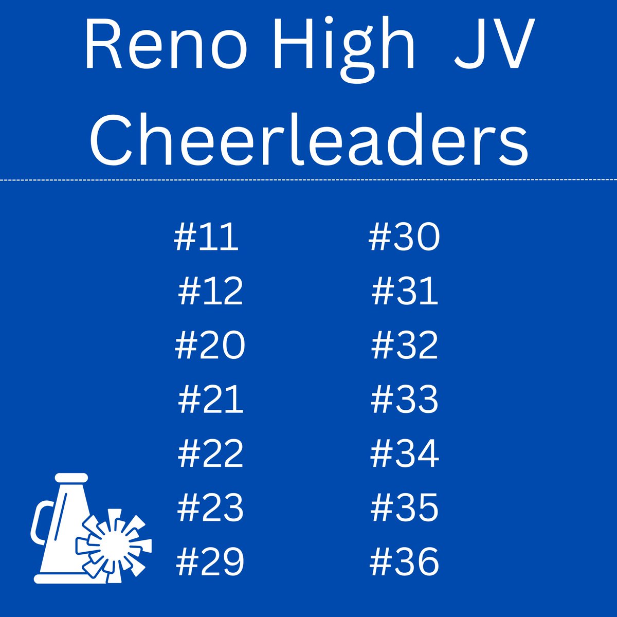 Reno High School Cheer tweet media