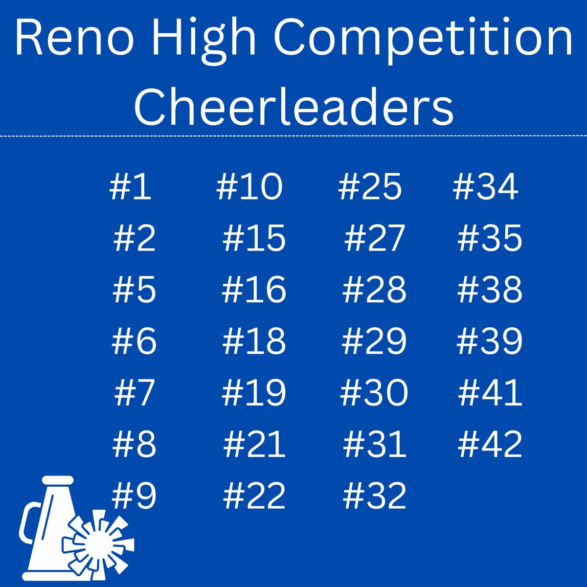 Reno High School Cheer tweet media