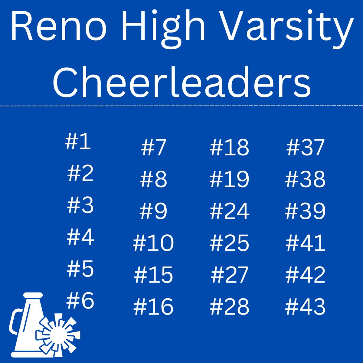 Reno High School Cheer tweet media