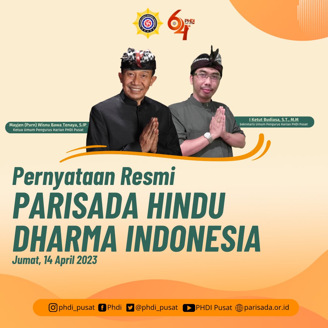 phdi_pusat's tweet photo. Om Swastyastu
#SahabatDharma 

Sehubungan dengan viralnya pernyataan seorang Oknum Pandit Hindu di India yang jelas-jelas melukai perasaan dan dapat memecah belah persatuan antar umat beragama, berikut ini Sikap Resmi PHDI.

#PHDI
#ParisadaHinduDharmaIndonesia
#Hindu https://t.co/PRjVRWigz8