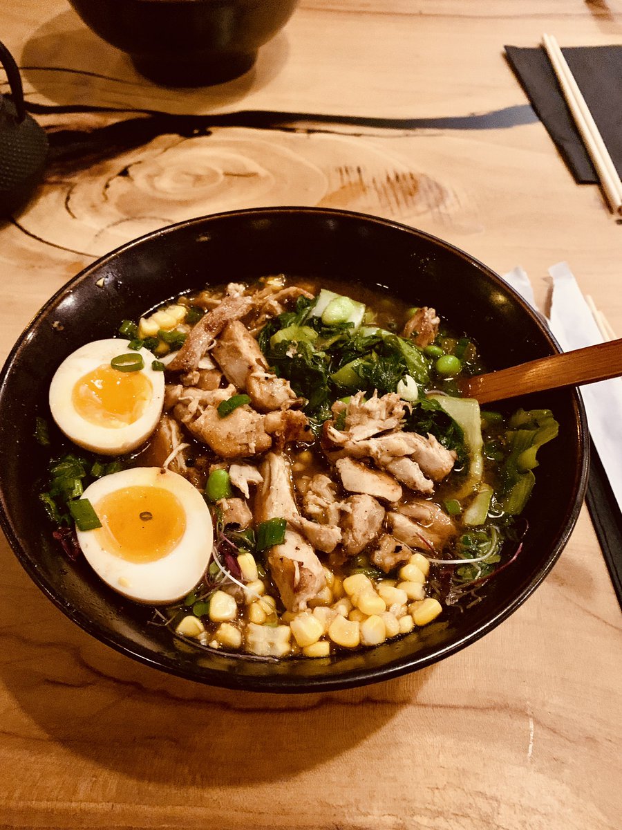 thegardennymph's tweet photo. @Foodiechats Had some amazing Ramen last night ….I’m usually not a fan but I was blown away, now I have to figure out how to make this at home. Which may prove to be beyond my capabilities…but personal growth right ? 🤔🤔🤔 https://t.co/zDEsVYUjnN