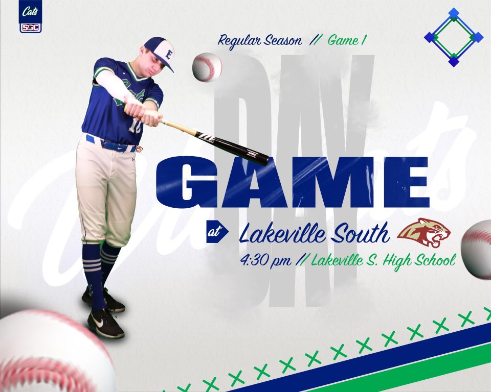 Eagan__Baseball's tweet photo. Opening Day! The Cats return to the field for the 2023 season today, 4:30pm at Lakeville South! https://t.co/InvpXwvrE9