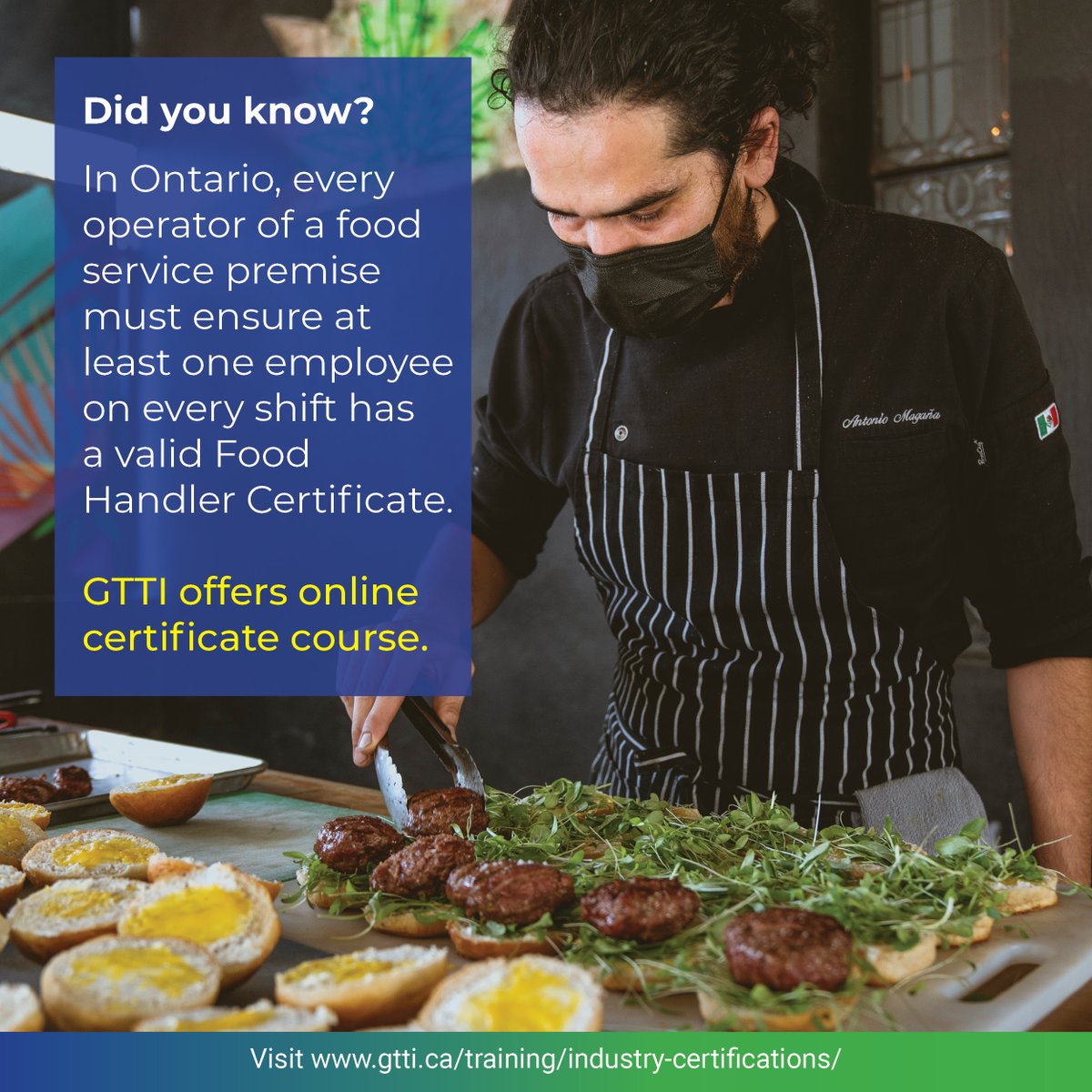 skillstrainingc's tweet image. @FoodHndlrClass 
Did you know?

In Ontario, every operator of a food
service premise must ensure at
least one employee on every shift has 
a valid Food Handler Certificate.

GTTI offers online certificate course.

#foodhandlercertificate #industrycertifications #keswick #georgina