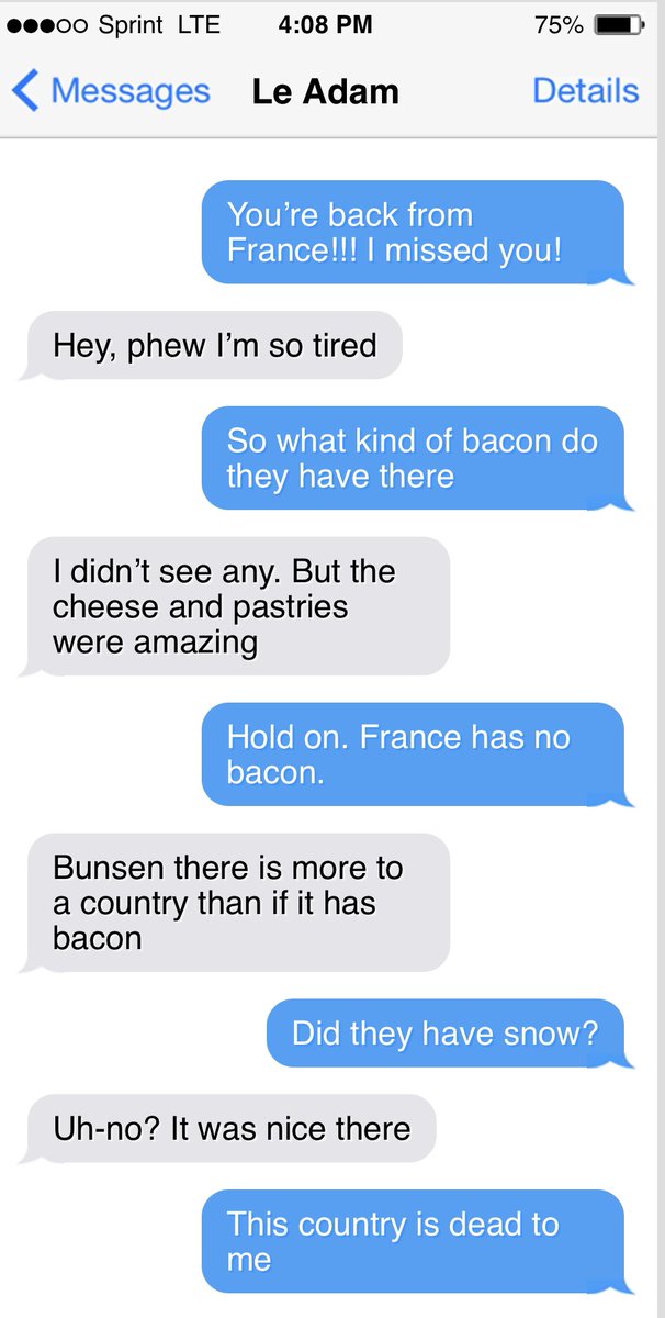 bunsenbernerbmd's tweet photo. Every week my dad saves text messages from me to the family and on Friday he shares them.
It’s Texts From Bunsen!
(Special Beaker Birthday edition!)
#TextsFromBunsen #fridaymorning https://t.co/siMkcik8ZI
