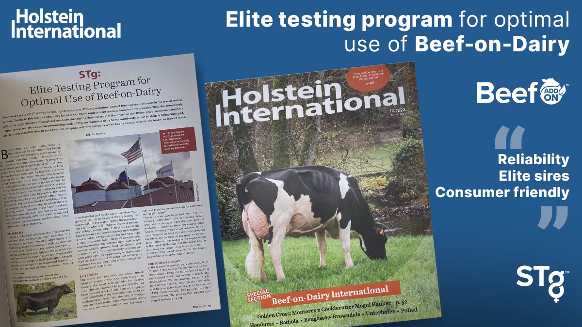 STgenetics's tweet photo. Beef Add On™ by #STgenetics: Accuracy and Reliability! Join us in a webinar event on April 25 at 9 A.M. CST to learn about STgenetics’ #BeefAddOn™ program. Register today at: https://t.co/M7F4FWynaJ | Learn more about Beef Add On™ : https://t.co/s3p7WMmTzA #ProgenyTesting https://t.co/r7djJlCyts