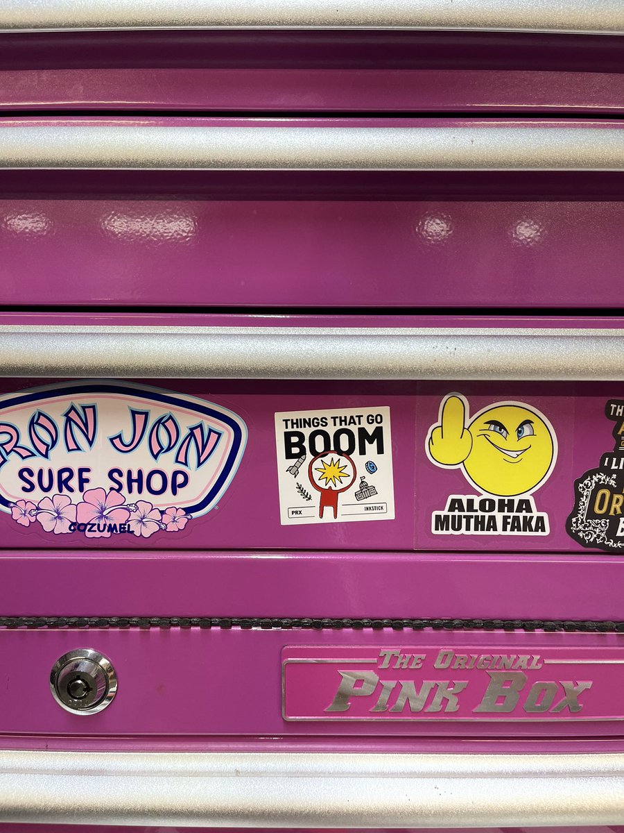 laicie's tweet image. Dad made us tool box official. #ThingsThatGoBoom